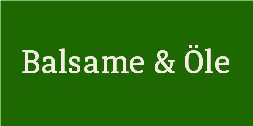 Balsame & Öle